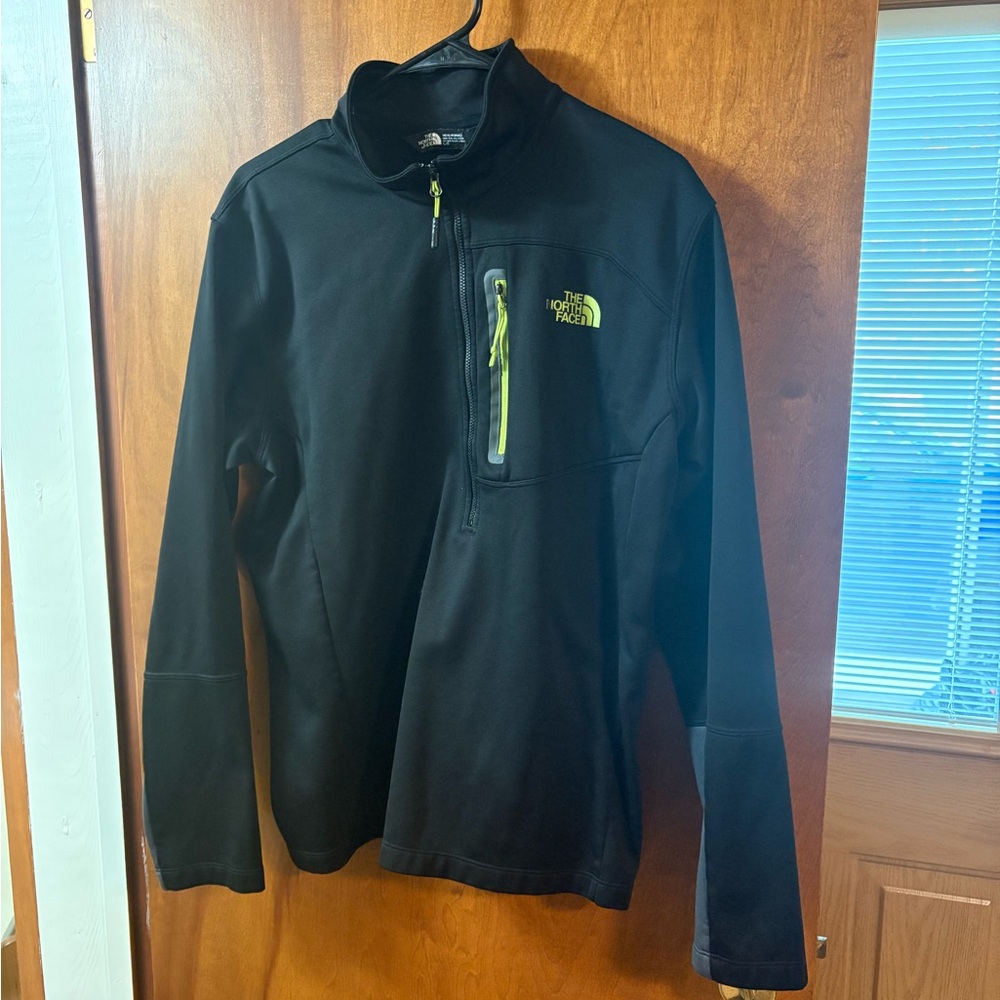 The North Face Black and Green Performance Jacket